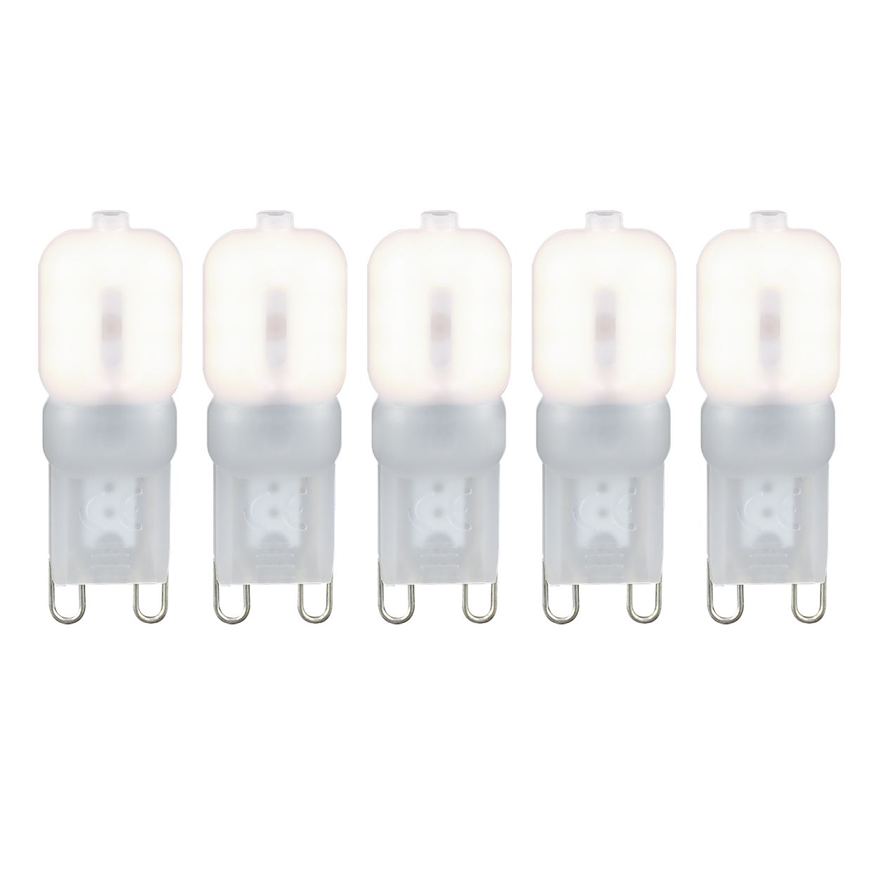 5Pk 2W G9 Led Bulbs 200 Lumens