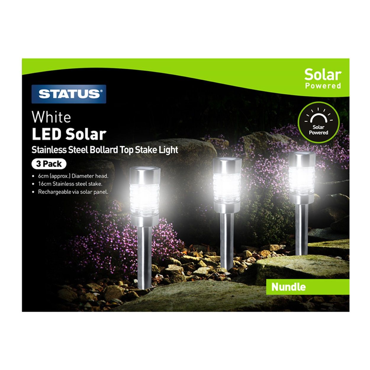 Bollard Solar Light-Nundle