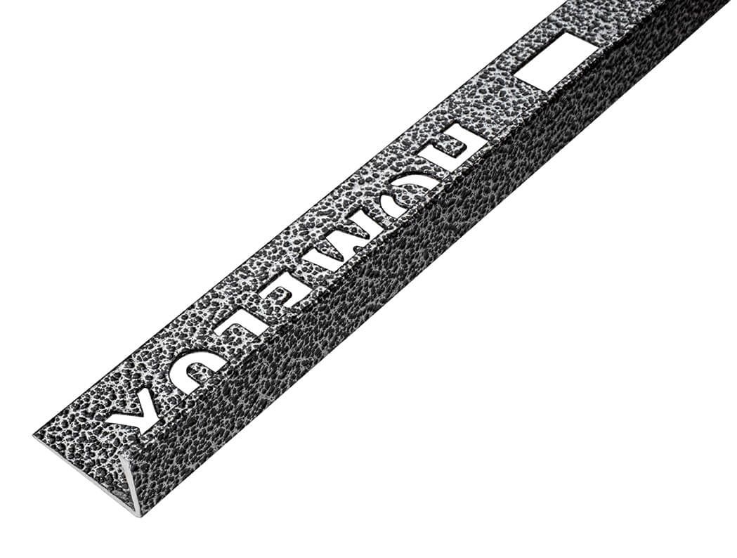 HOMELUX 10MM INDUSTRIAL HAMMERED TILE TRIM 2.5M