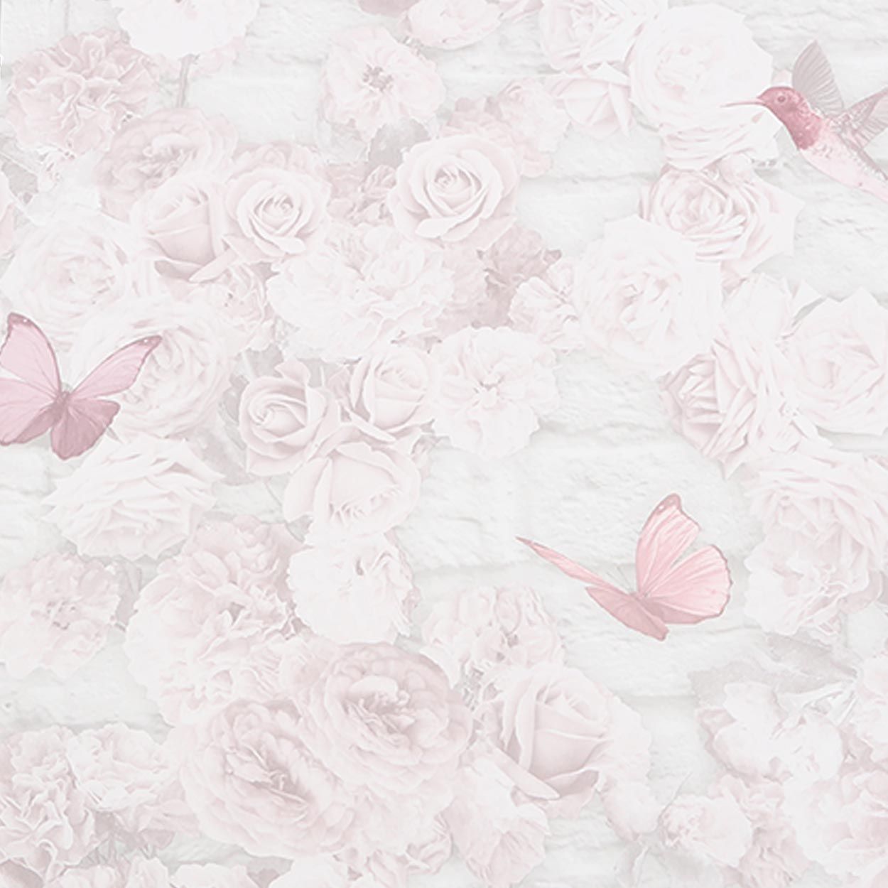 Flower Wall Wallpaper