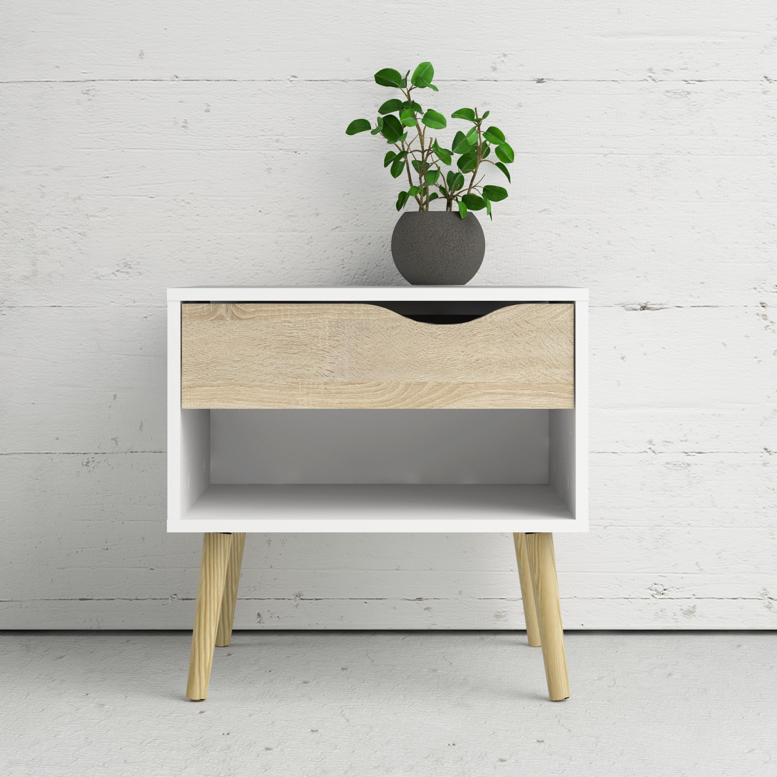 Oslo Nightstand 1 Drawer