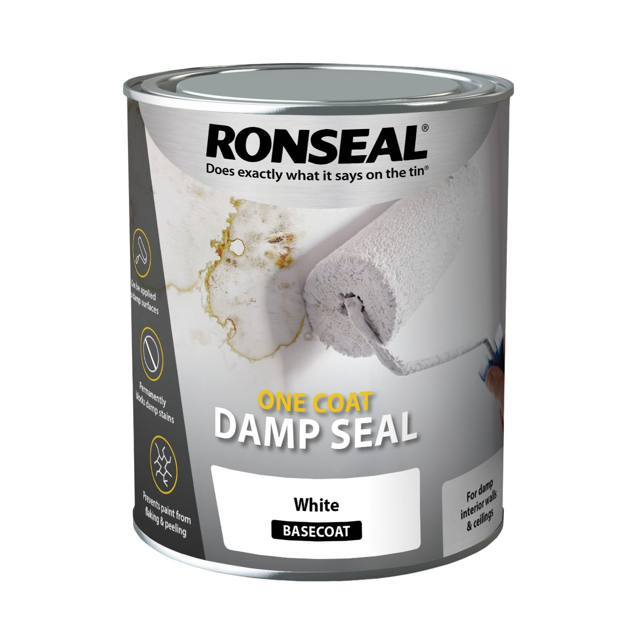 Ronseal One Coat Damp Seal White 750Ml