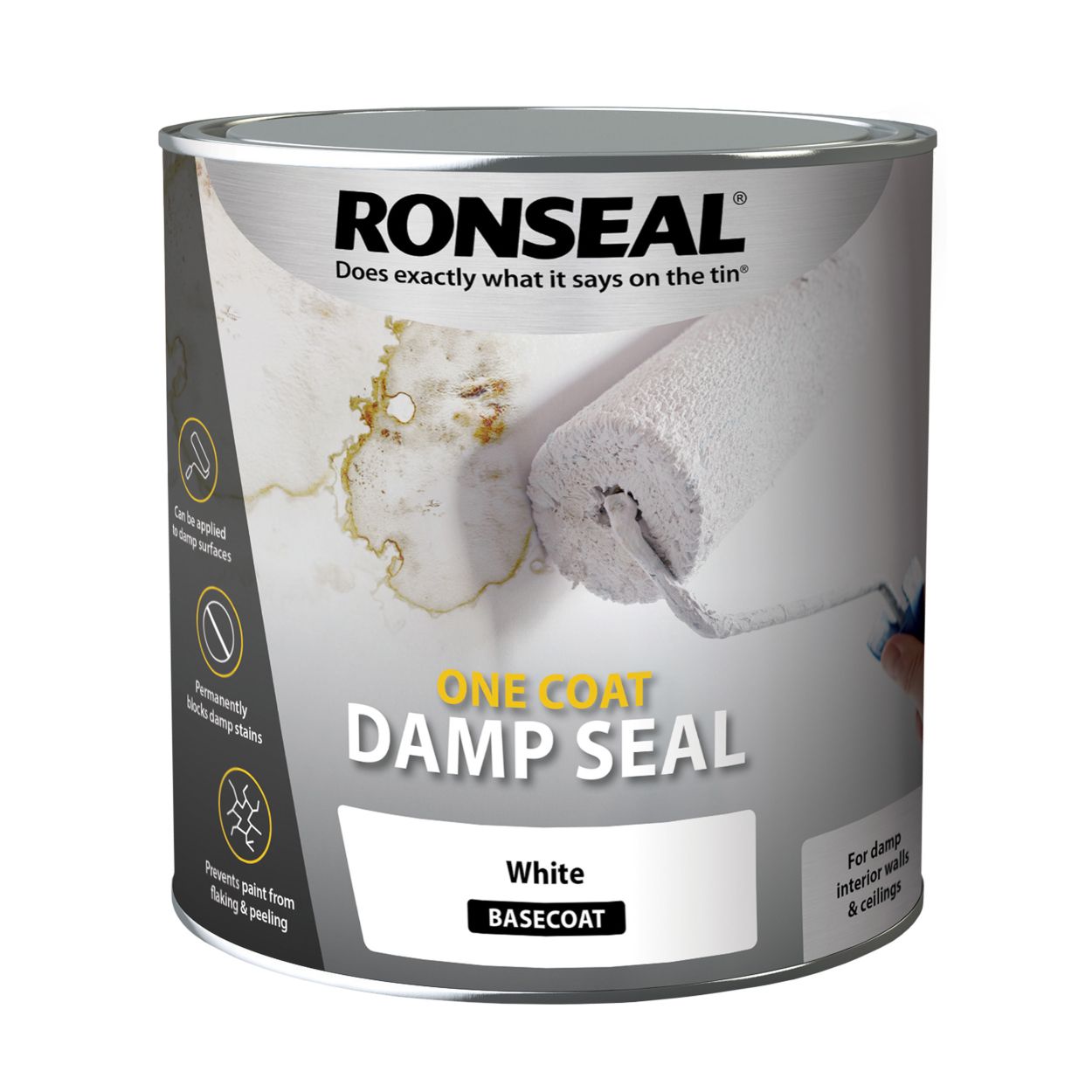 Ronseal One Coat Damp Seal White 2.5L