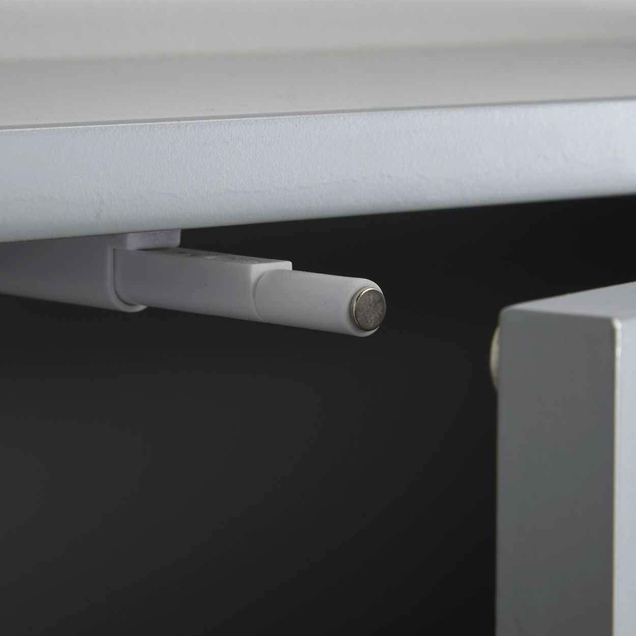 Eddie Louvre Mirrored Bathroom Cabinet Grey