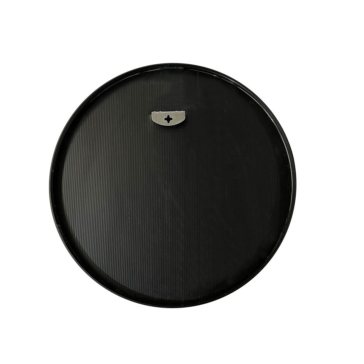 Black Round Mirror 50cm