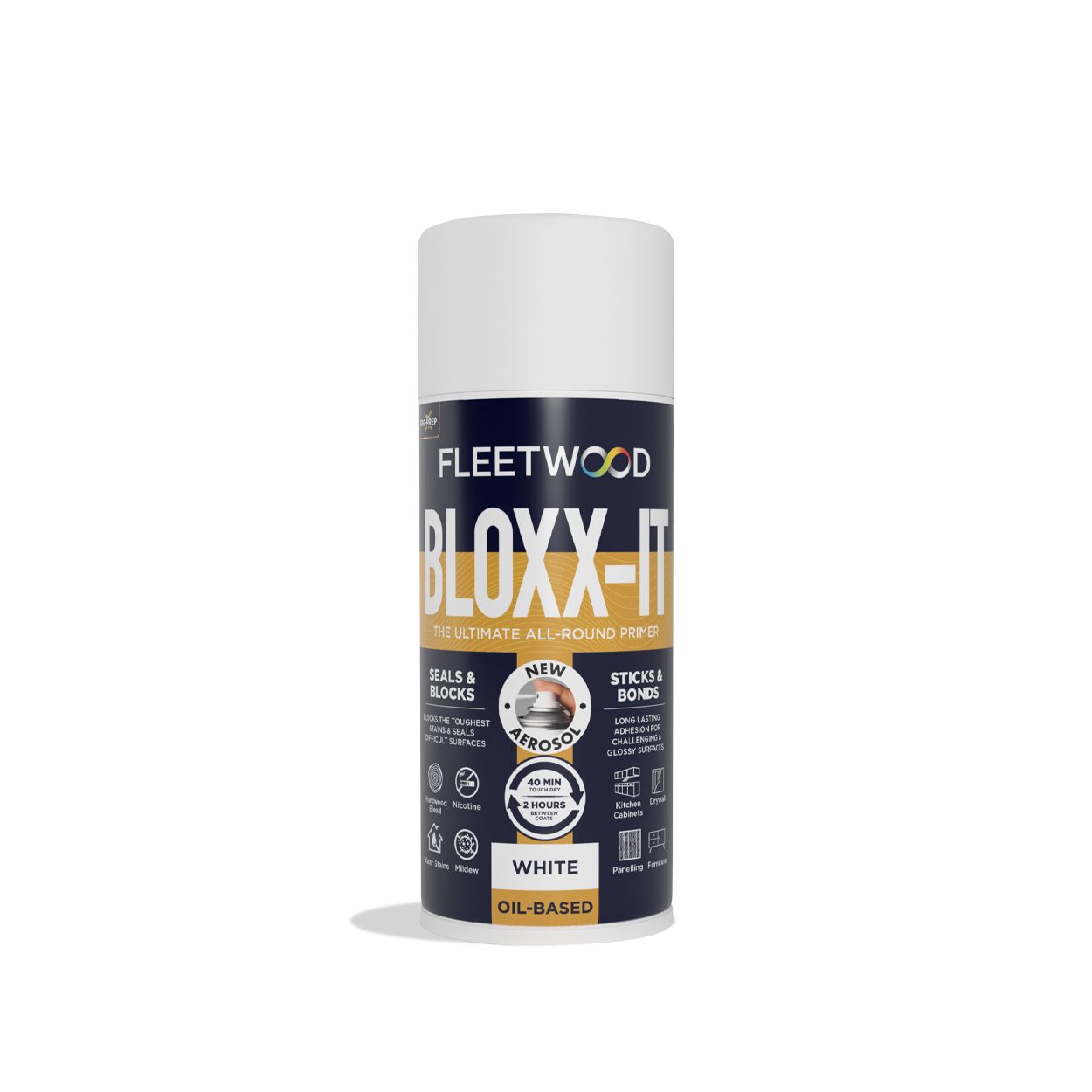 400Ml Fleetwood Bloxx-It Oil Based Primer Aerosol