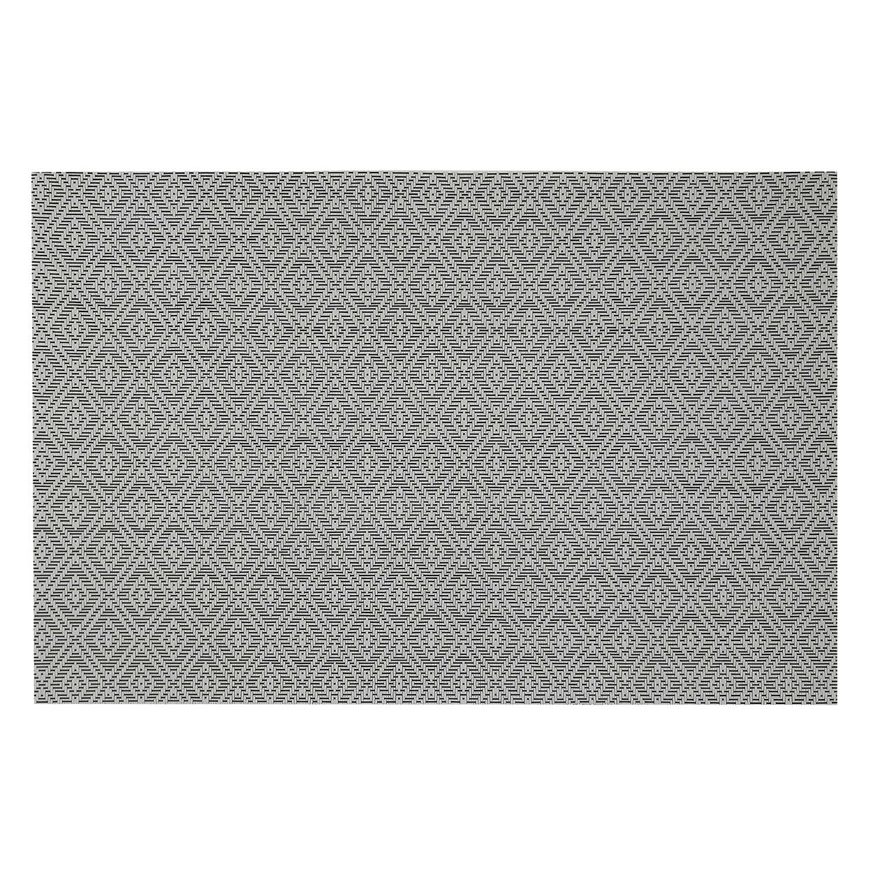 Woven Diamond Placemat Grey 45 X 30Cm