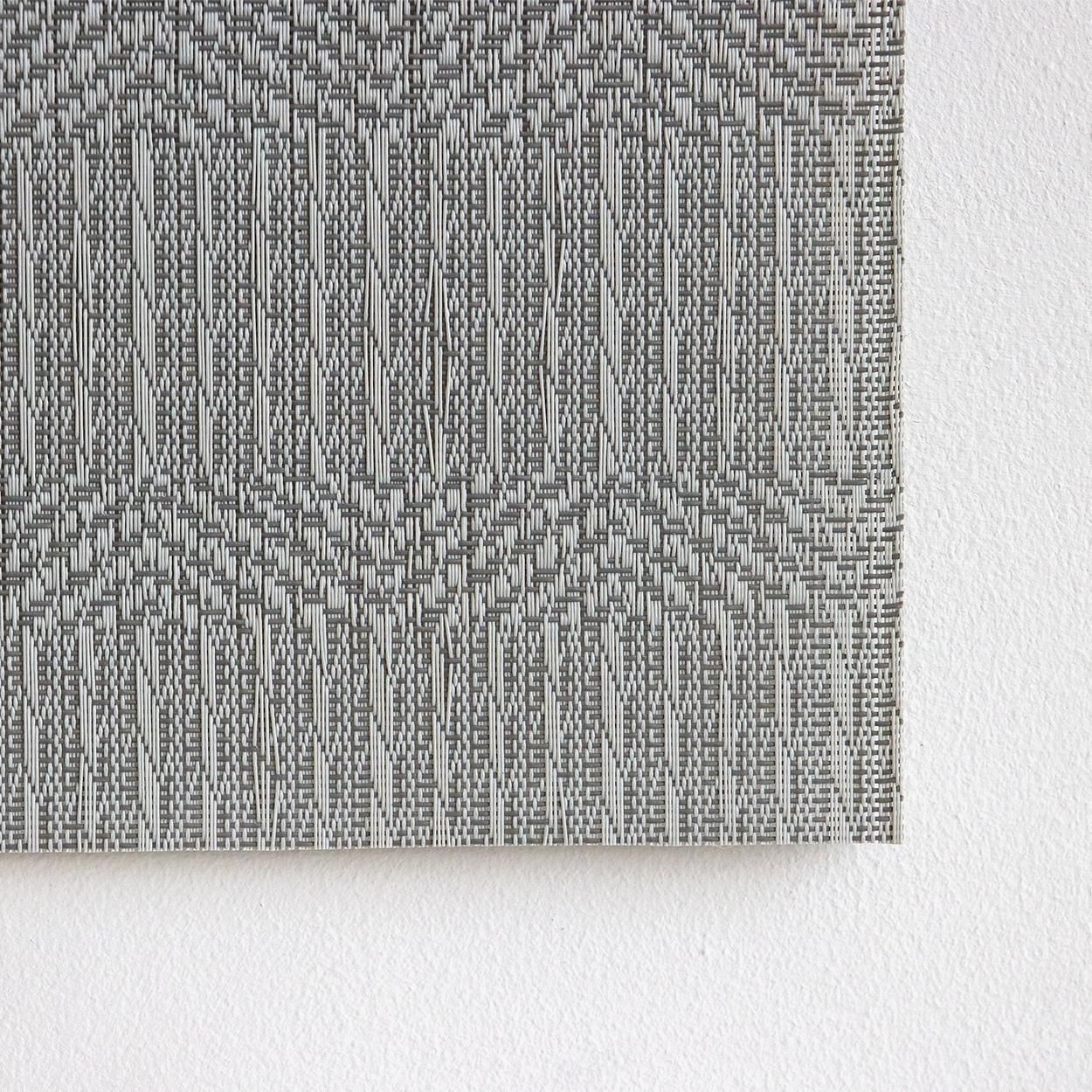 Woven Diamond Placemat Grey 45 X 30Cm