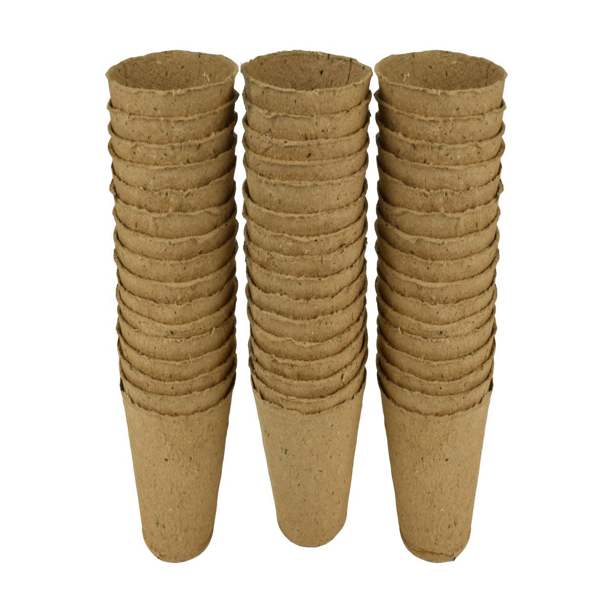 48Pk 8cm Gro-Sure Fibre Pots Round