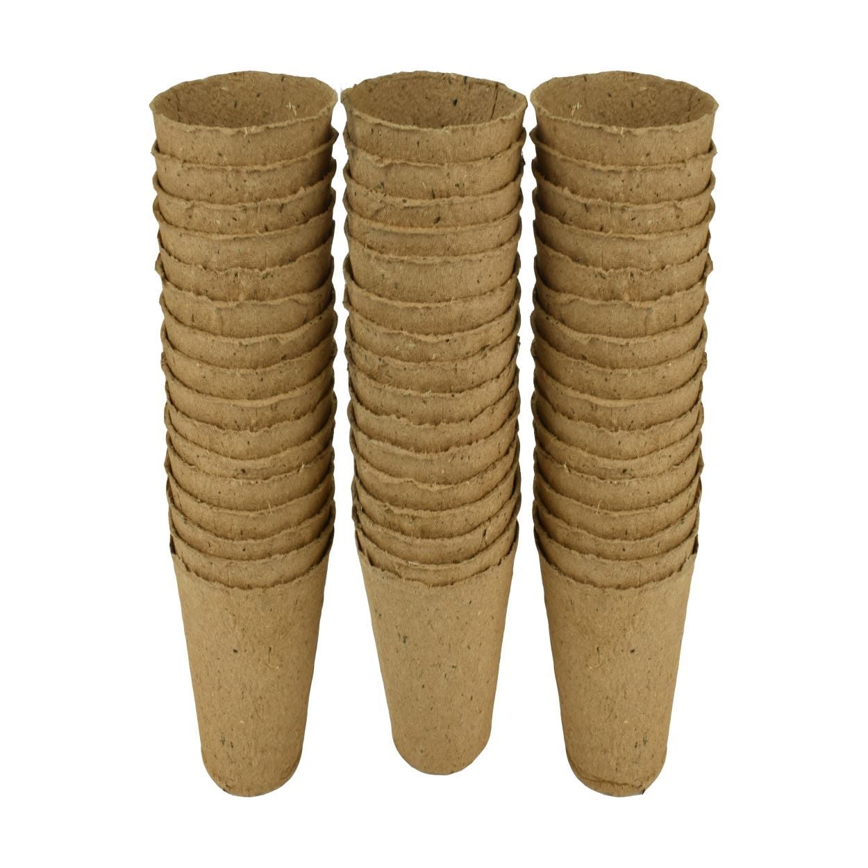 48Pk 8cm Gro-Sure Fibre Pots Round