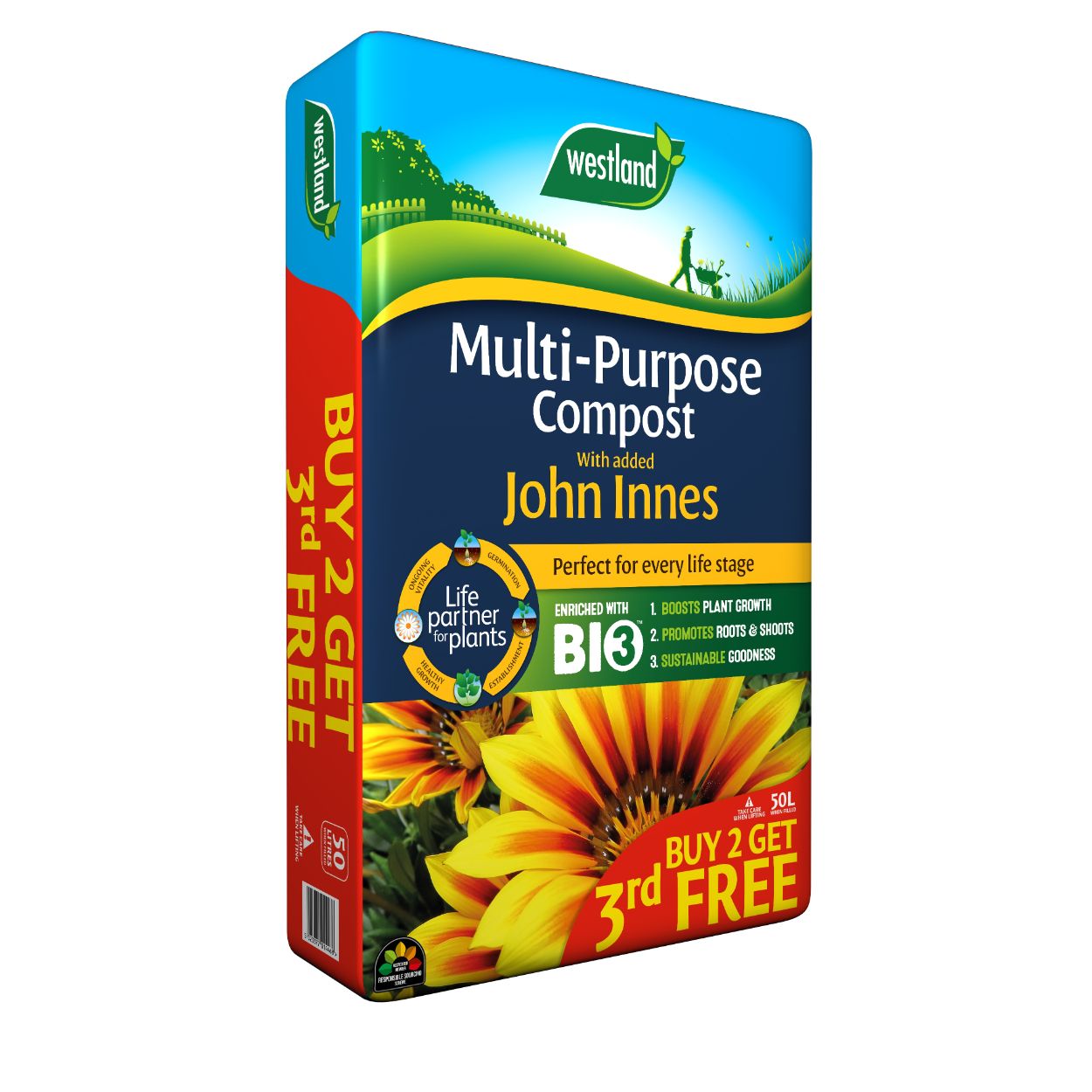 John Innes Multi Purpose Compost 50L