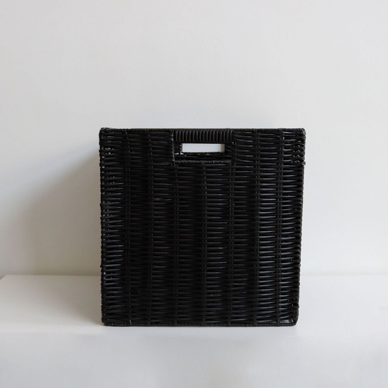 Foldable Black Storage Basket