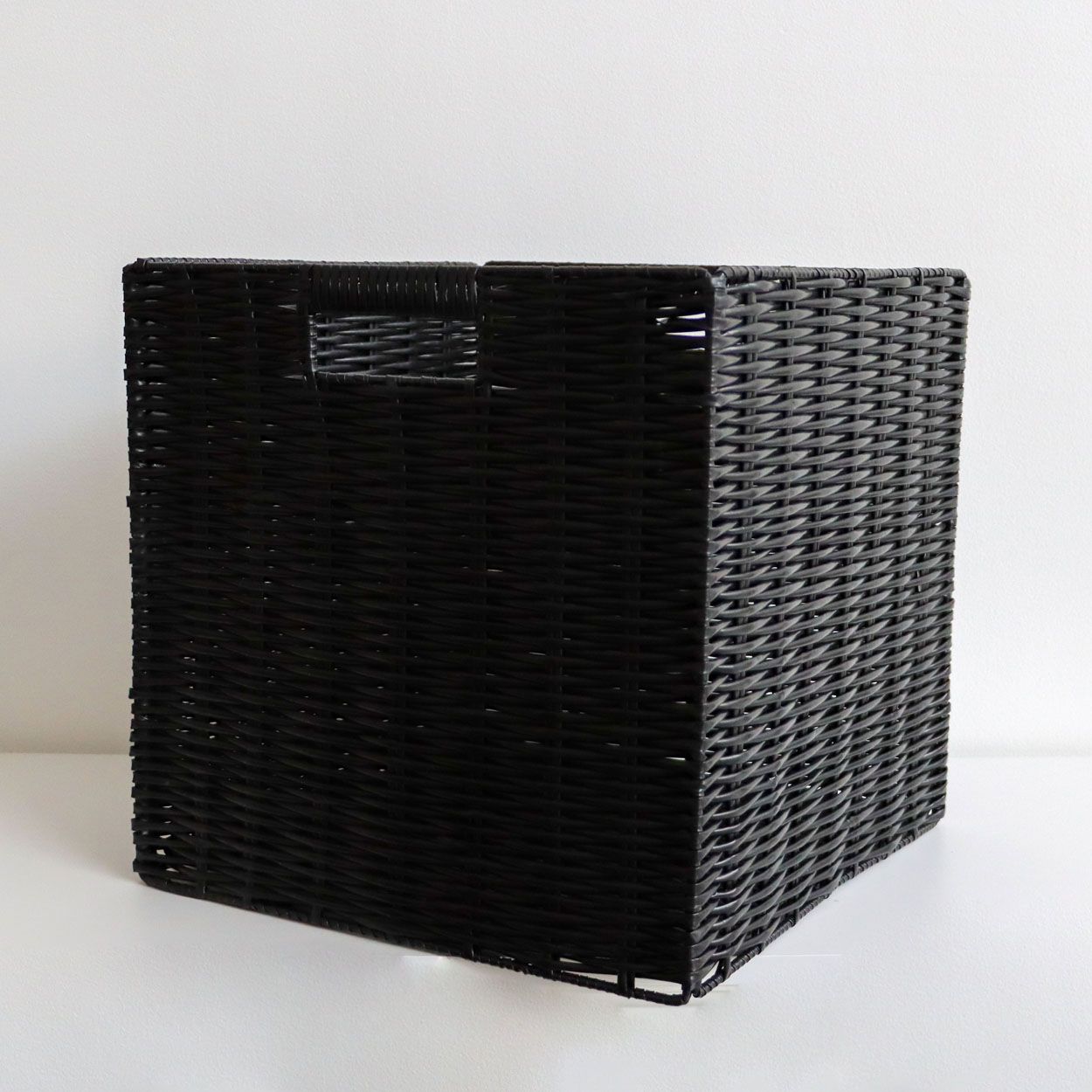 Foldable Black Storage Basket