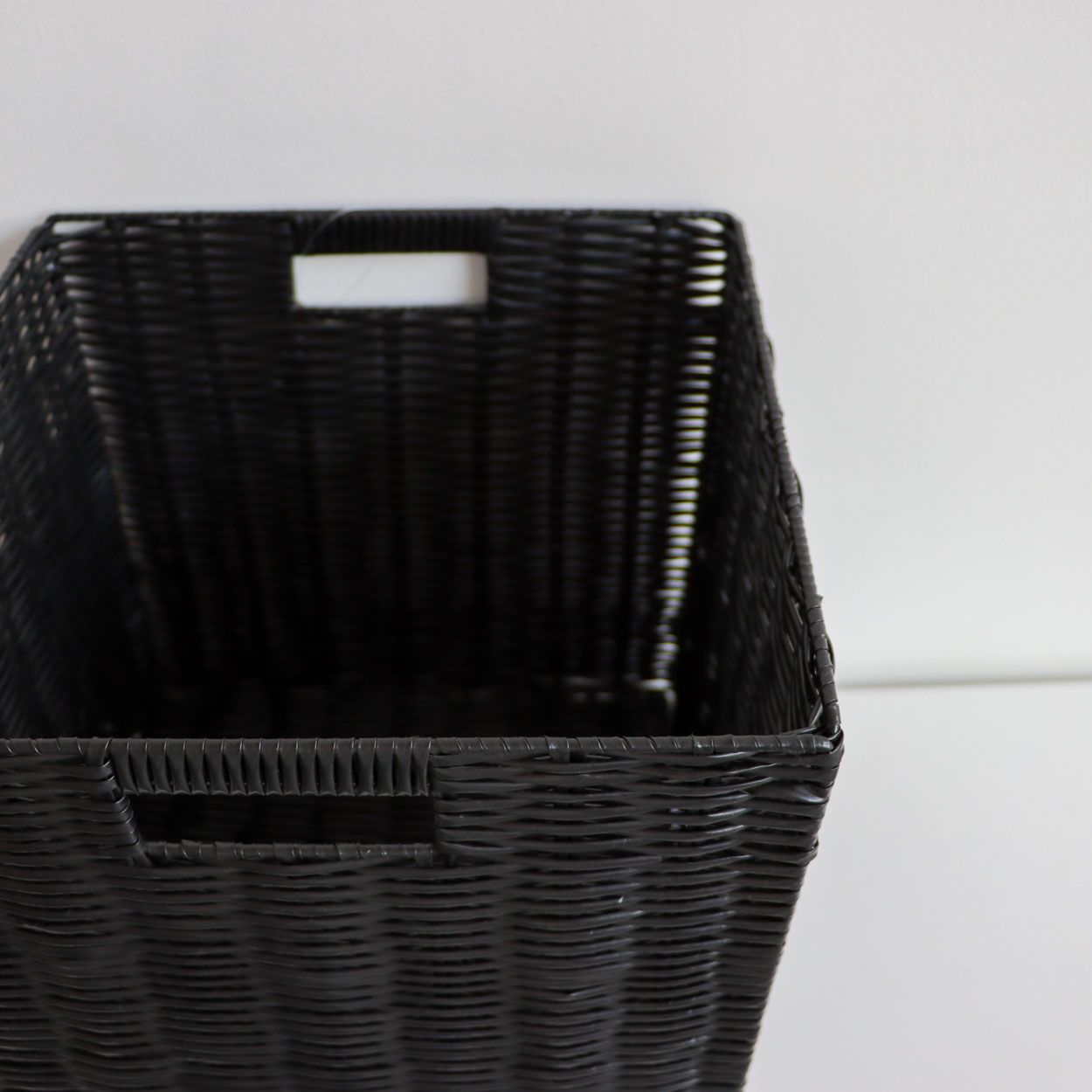 Foldable Black Storage Basket