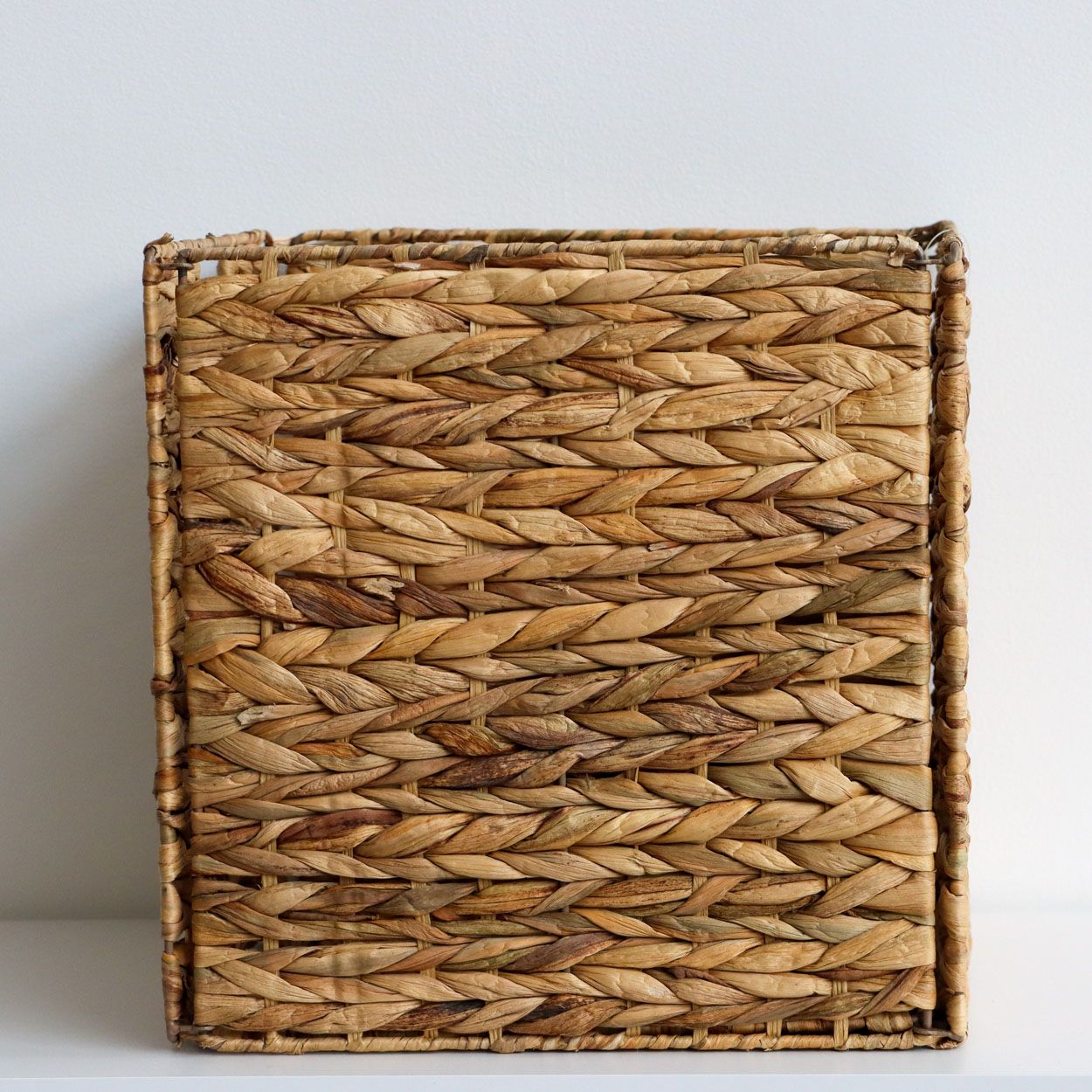 Foldable Natural Water Hyacinth Storage Basket