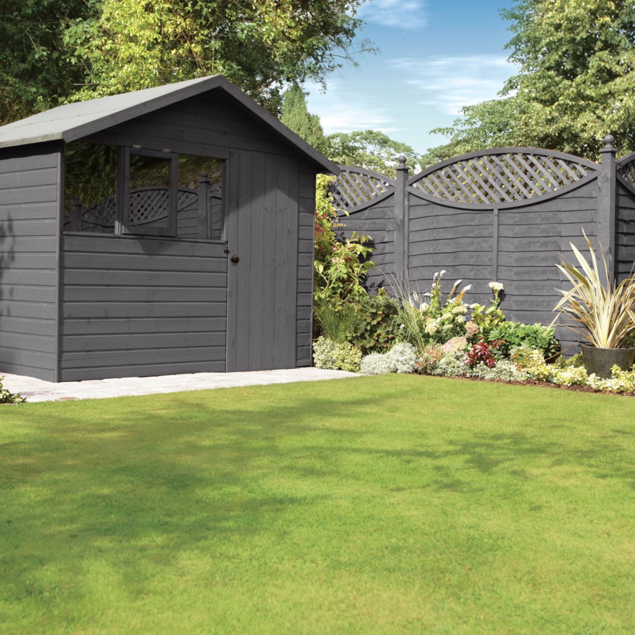 Ronseal 5 Year Fence Life Plus Shed & Fence Protector Slate 12L