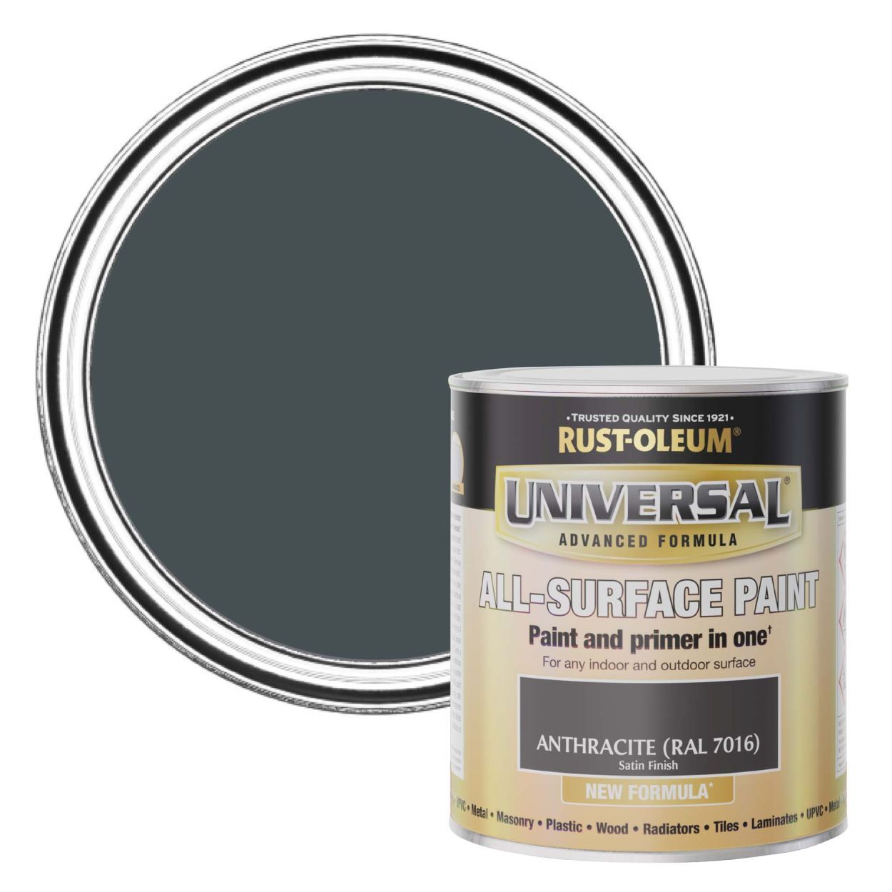 Rust-Oleum Universal Anthracite Satin 750ml