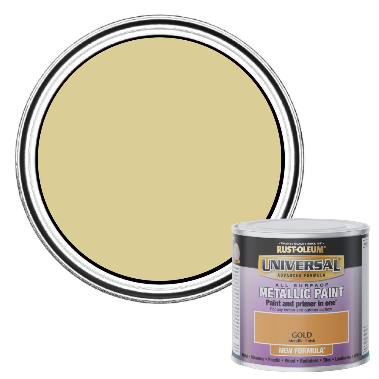 Rust-Oleum Universal Metallic Gold 250ml