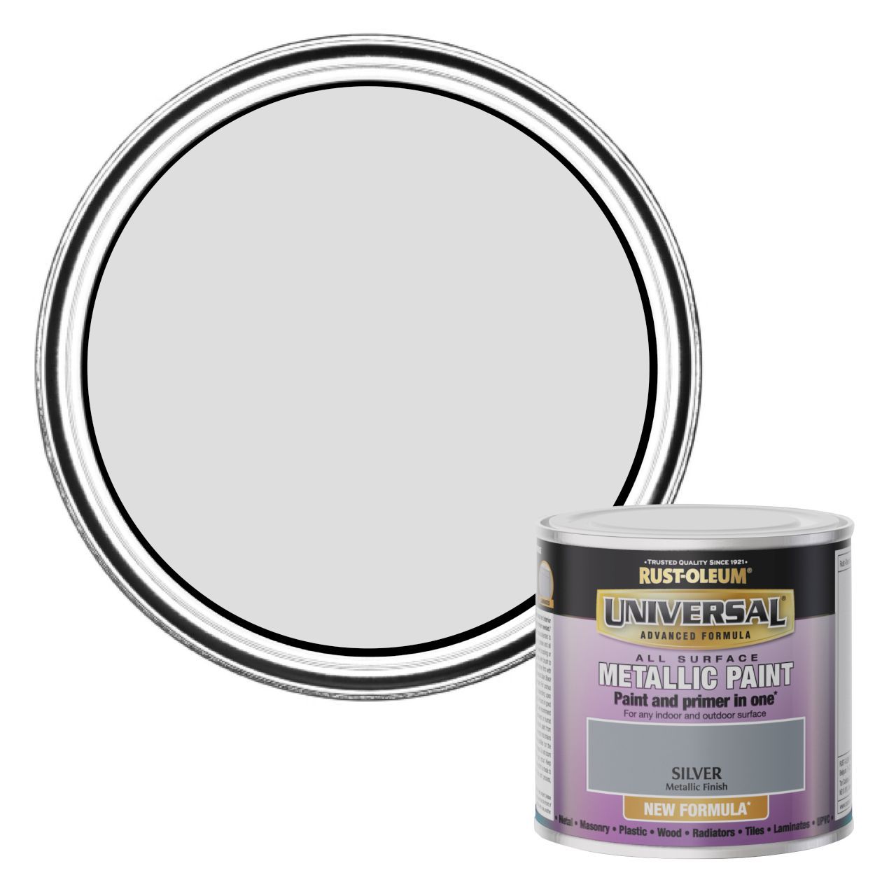 Rust-Oleum Universal Metallic Silver 250ml