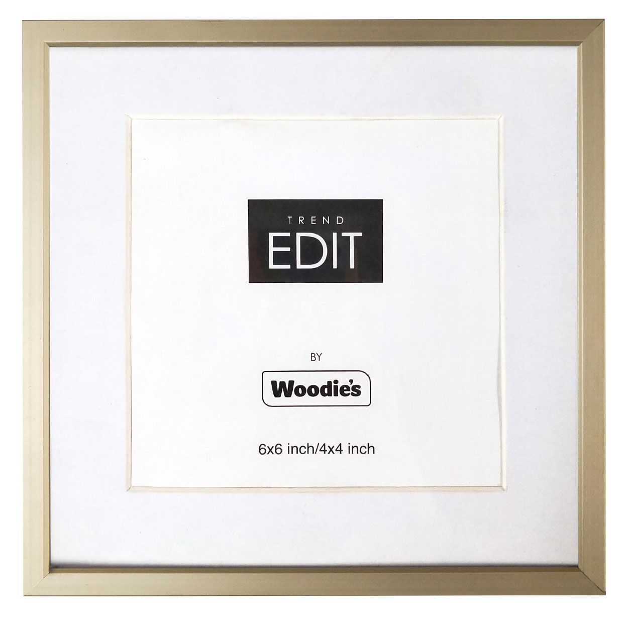 Aluminum Brass Photo Frame-6X6Inch