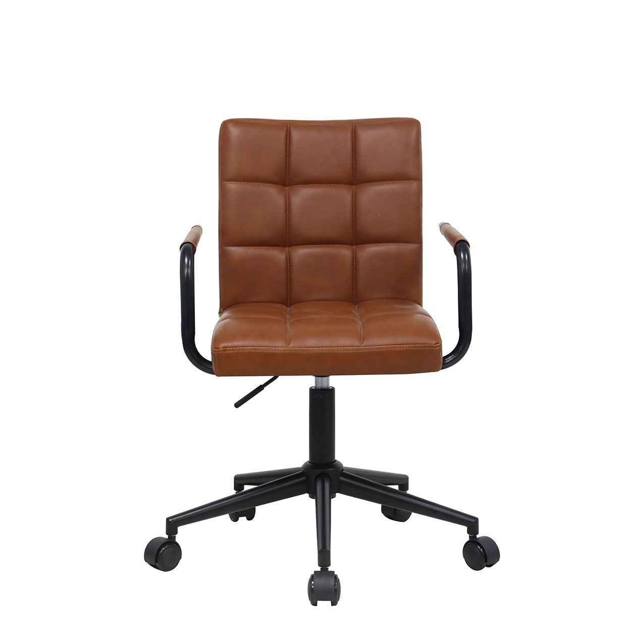 Ella Faux Leather Office Chair Tan