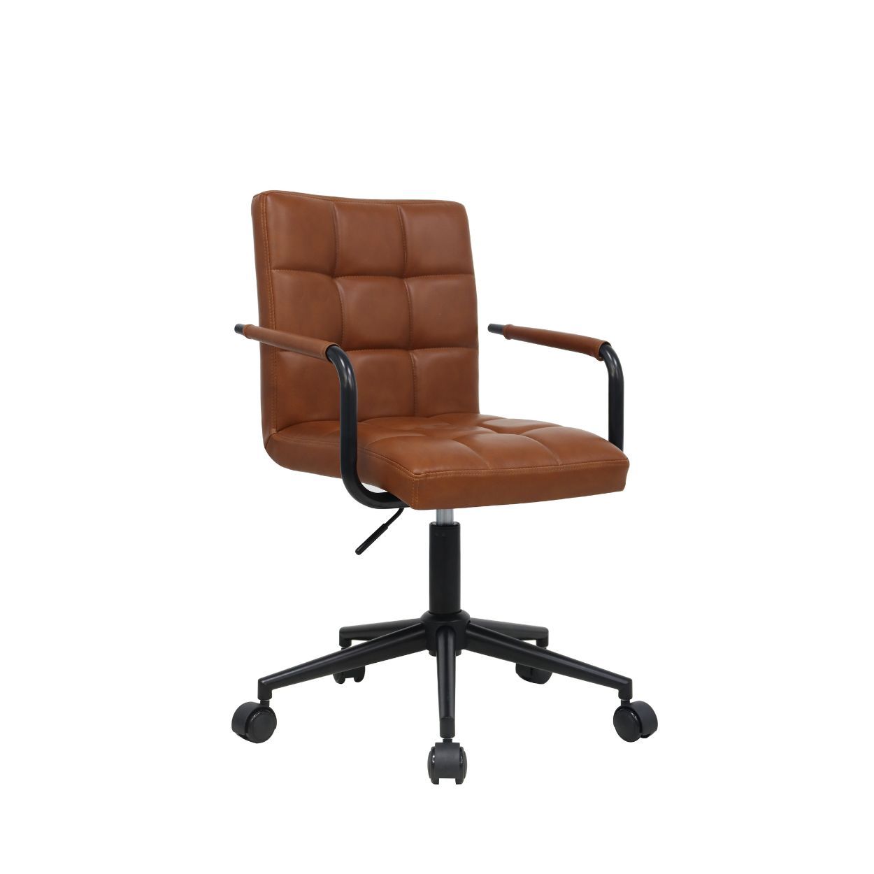 Ella Faux Leather Office Chair Tan