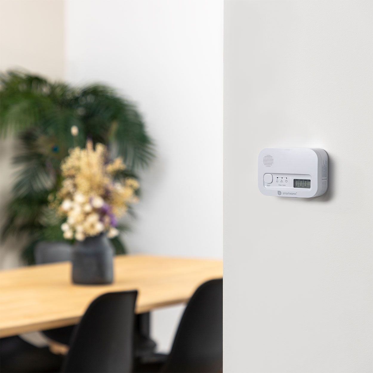 Smartwares FGA-13041 Carbon Monoxide Detector, 10 Year Sensor, Display, Batteries included