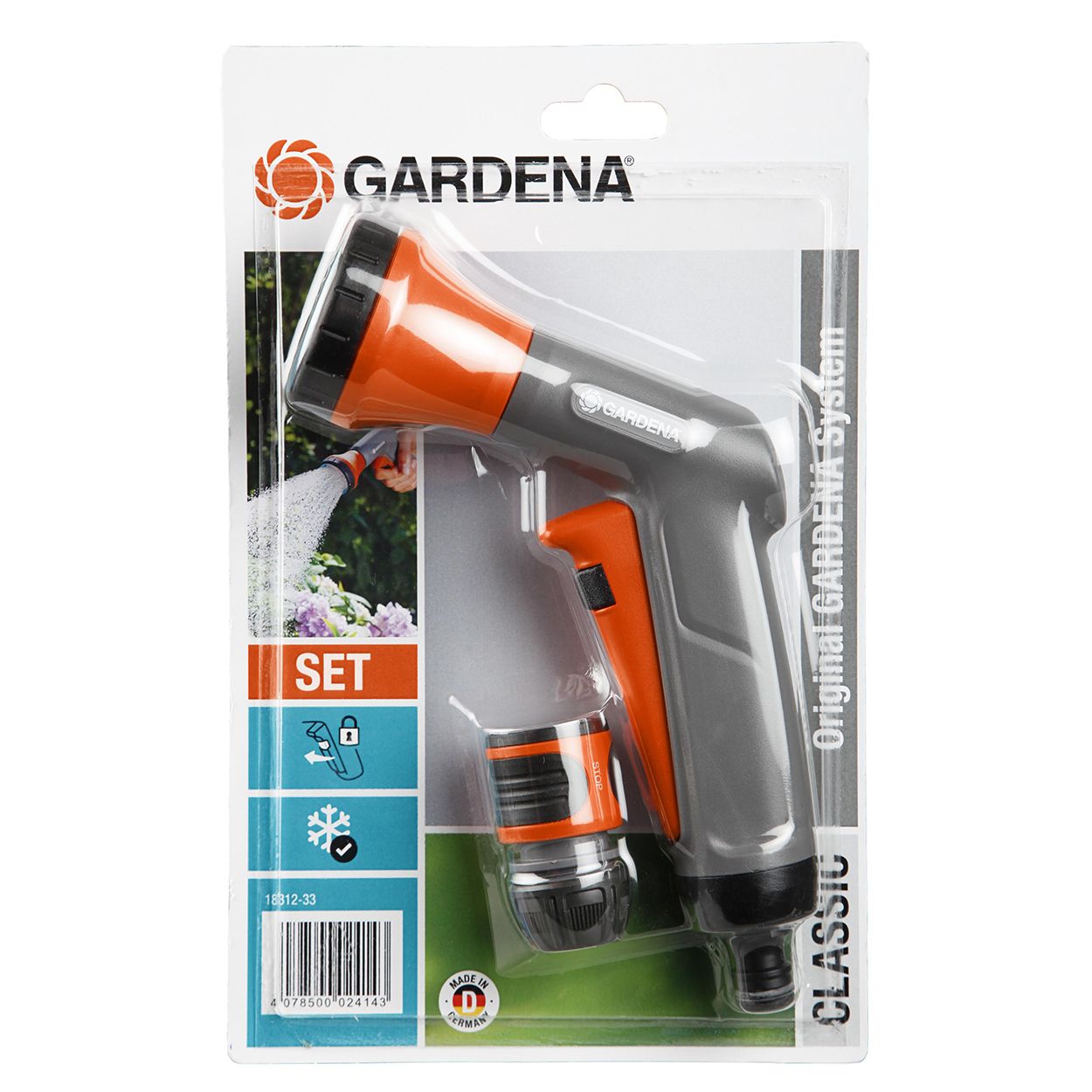 Gardena Classic Sprayer and Water Stop Set
