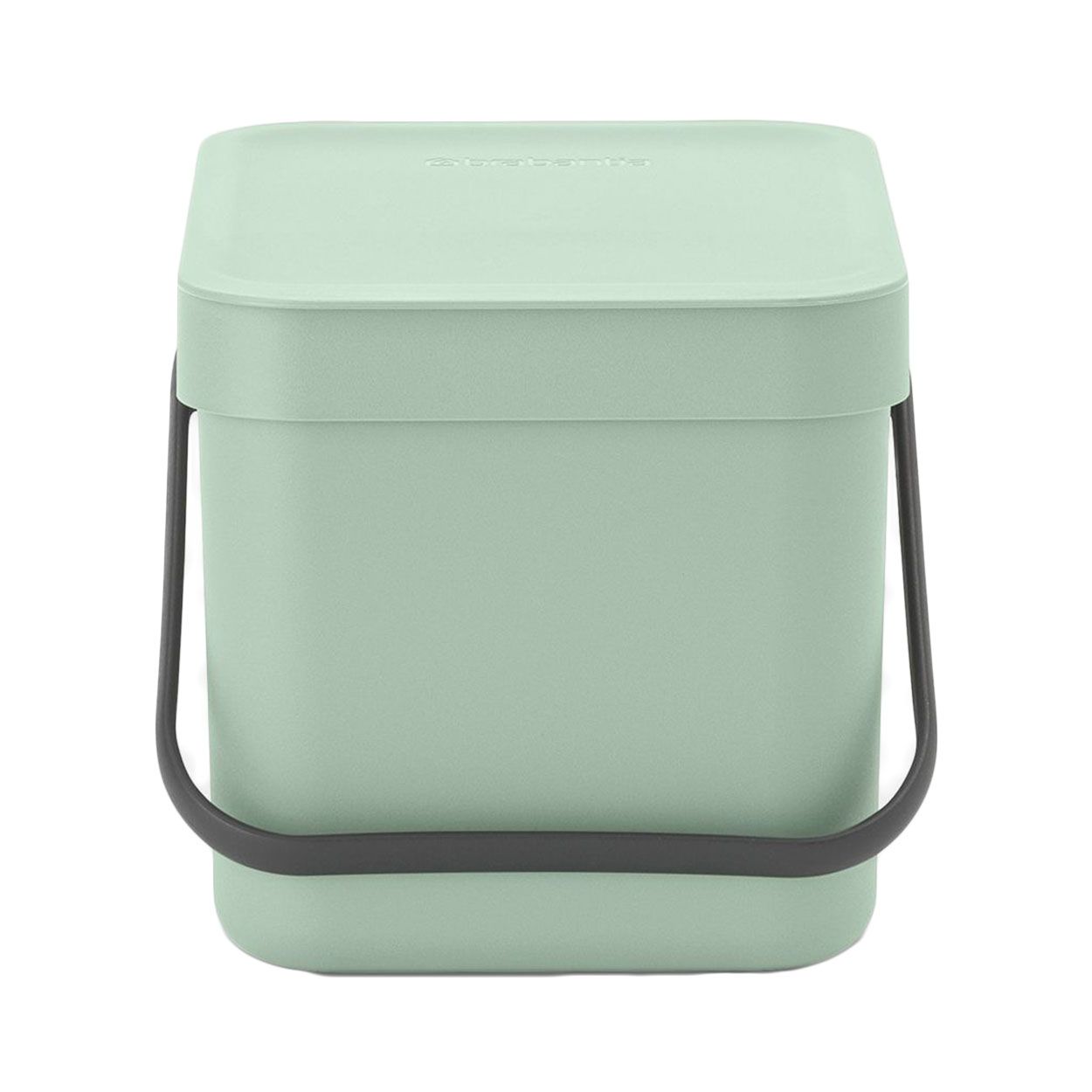 Brabantia Sort & Go Waste Bin, 6 Litre, Jade Green