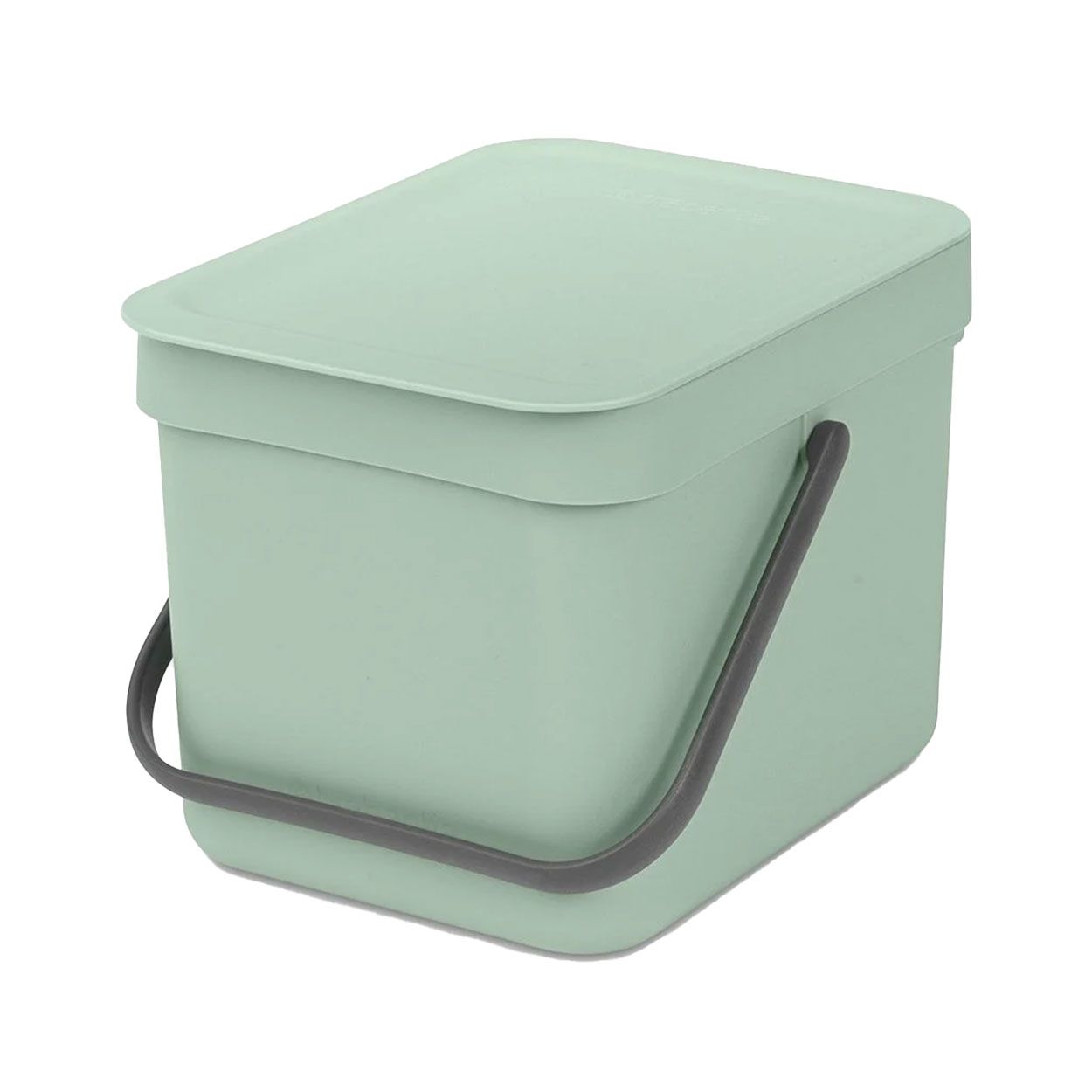 Brabantia Sort & Go Waste Bin, 6 Litre, Jade Green