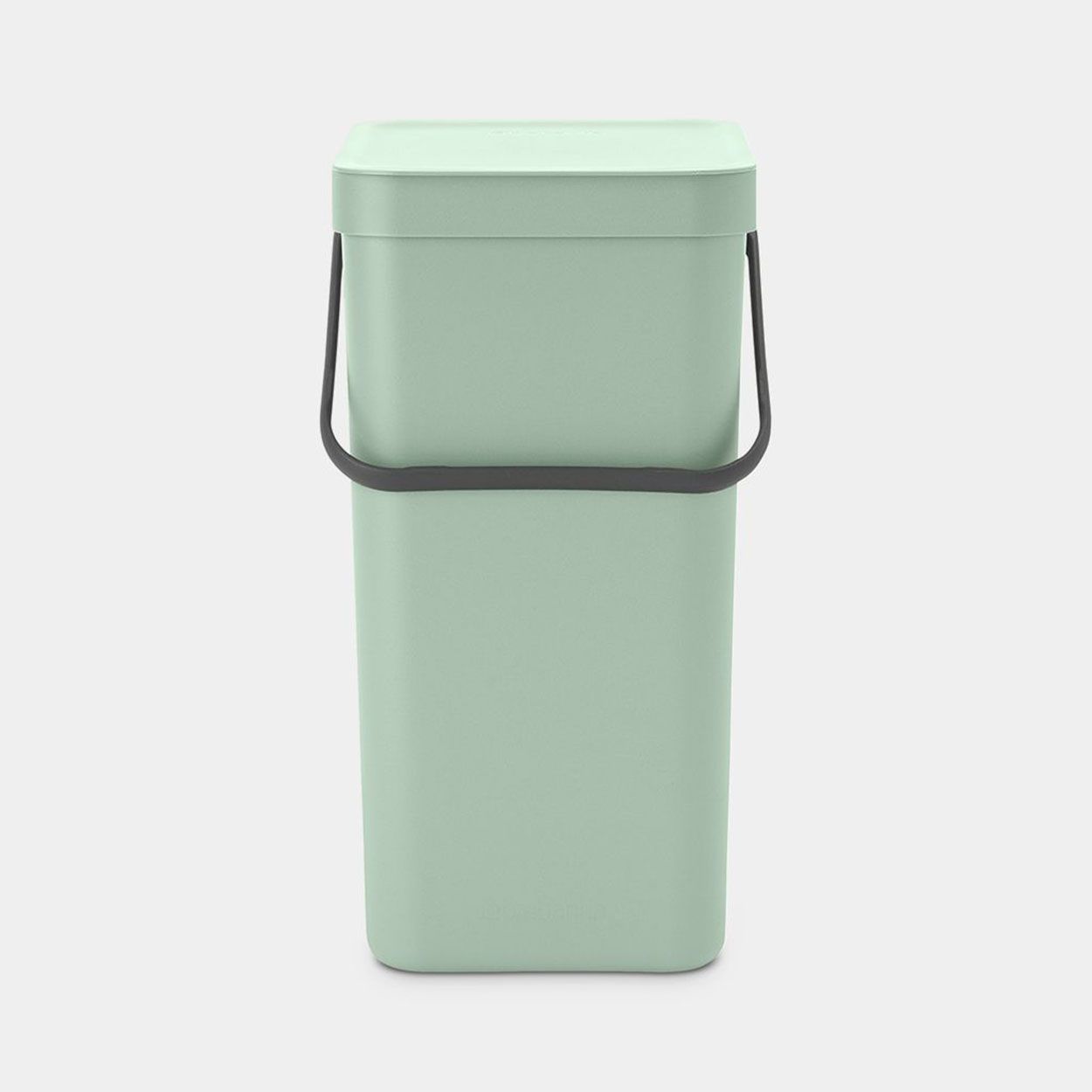 Brabantia Sort & Go Waste Bin, 16 Litre, Jade Green