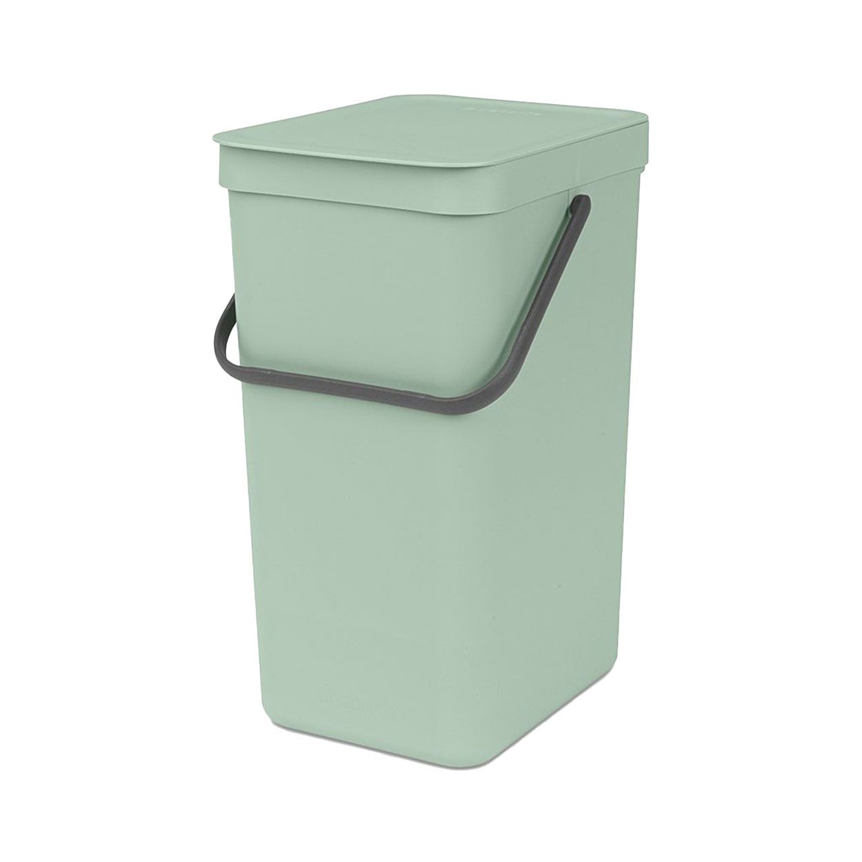 Brabantia Sort & Go Waste Bin, 16 Litre, Jade Green