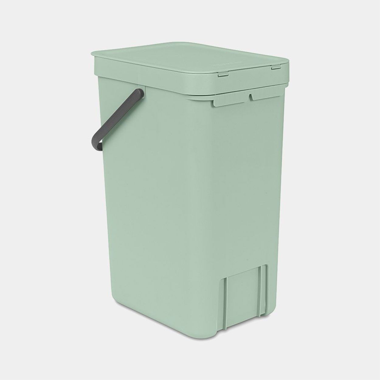 Brabantia Sort & Go Waste Bin, 16 Litre, Jade Green