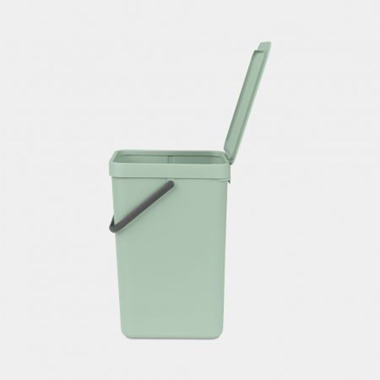 Brabantia Sort & Go Waste Bin, 16 Litre, Jade Green
