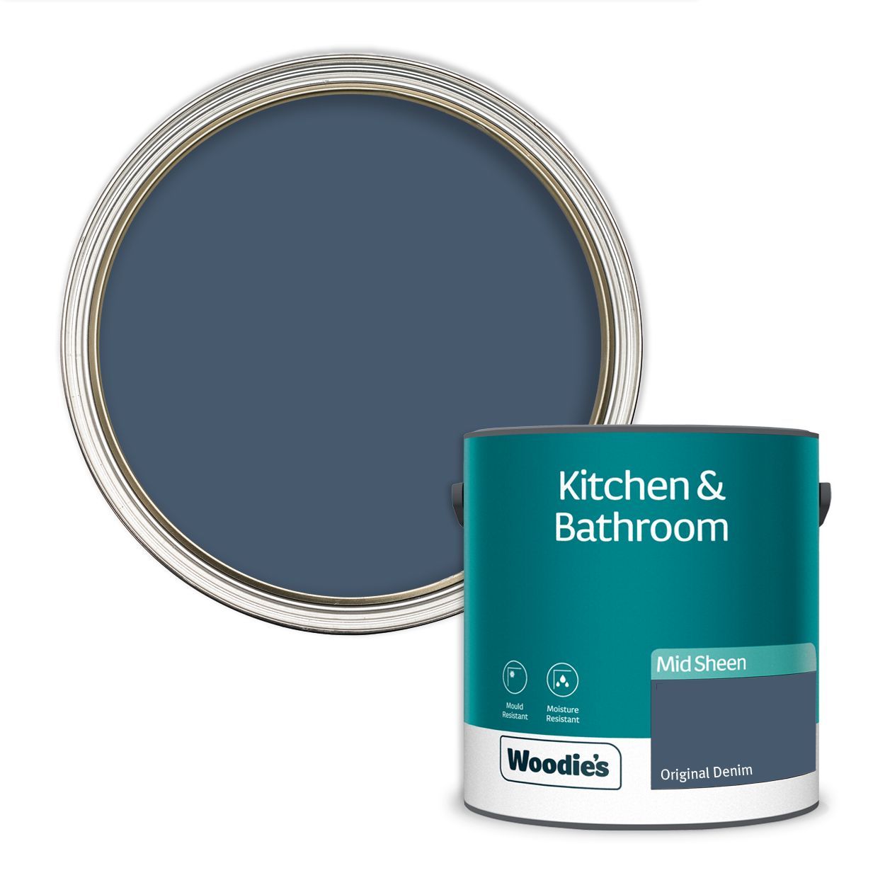 Woodie's Kitchen & Bathroom Original Denim 2.5Ltr