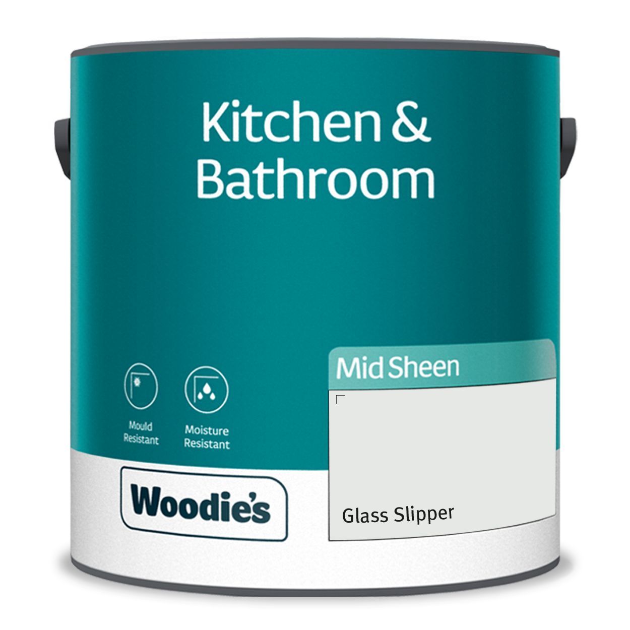 Woodie's Kitchen & Bathroom Glass Slipper 2.5Ltr