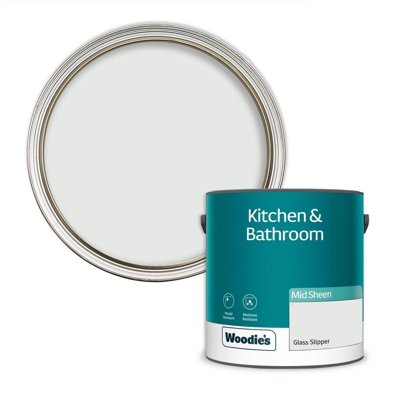 Woodie's Kitchen & Bathroom Glass Slipper 2.5Ltr