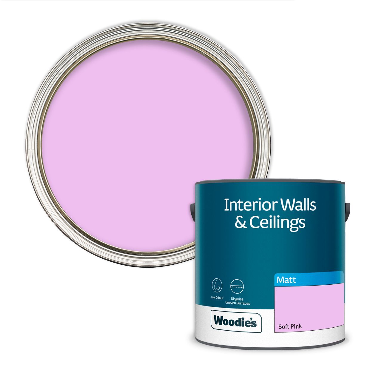 Woodie's Vinyl Matt Soft Pink 2.5Ltr