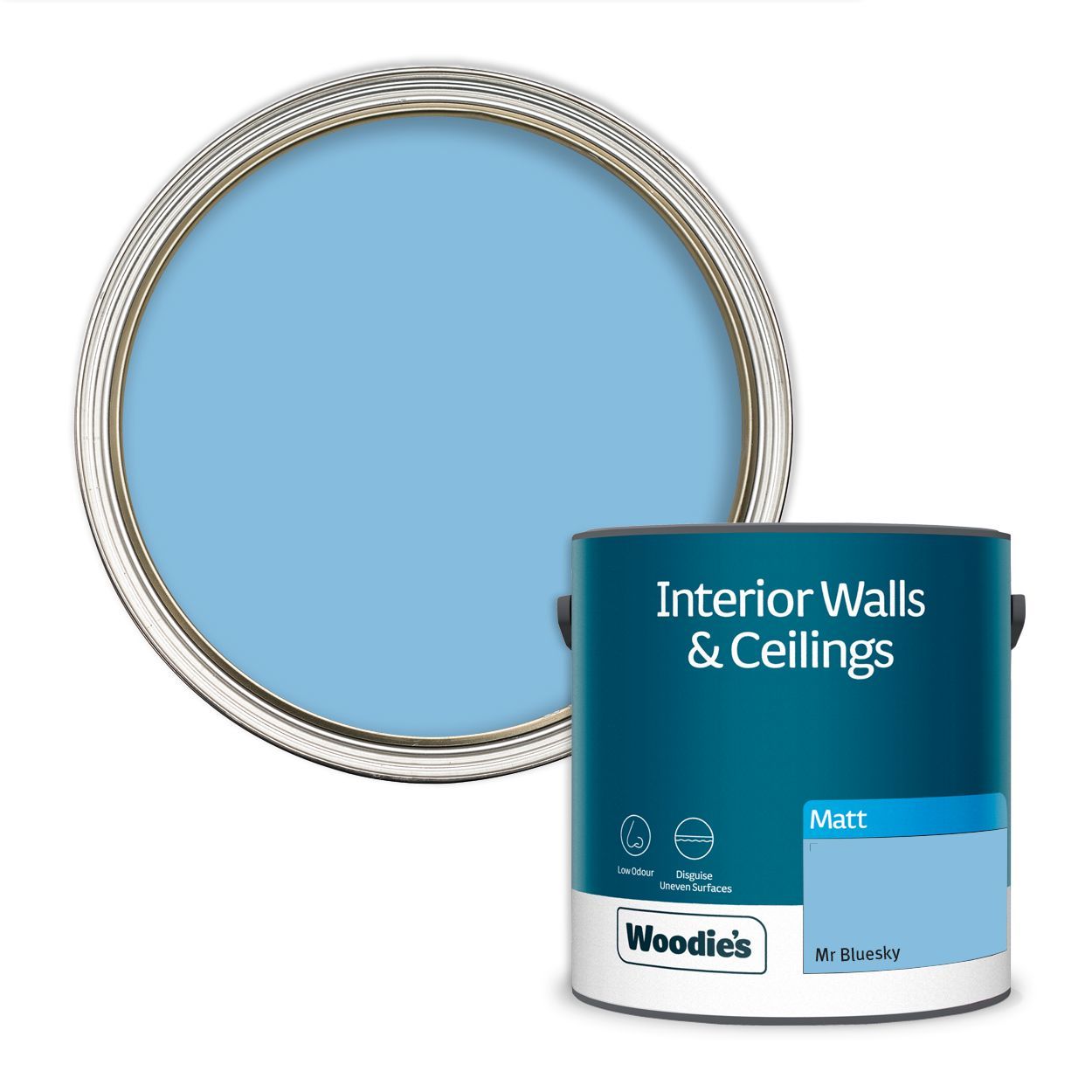 Woodie's Vinyl Matt Mr Bluesky 2.5Ltr