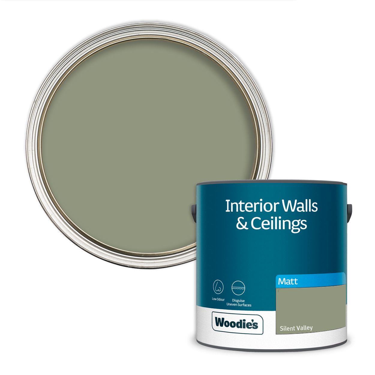 Woodie's Vinyl Matt Silent Valley 2.5Ltr