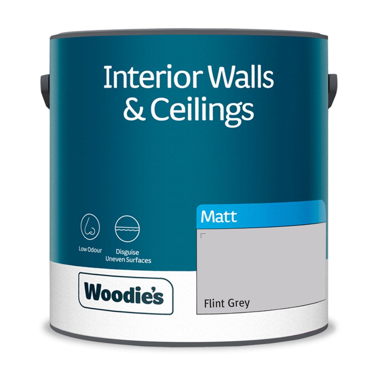 Woodie's Vinyl Matt Flint Grey 2.5Ltr