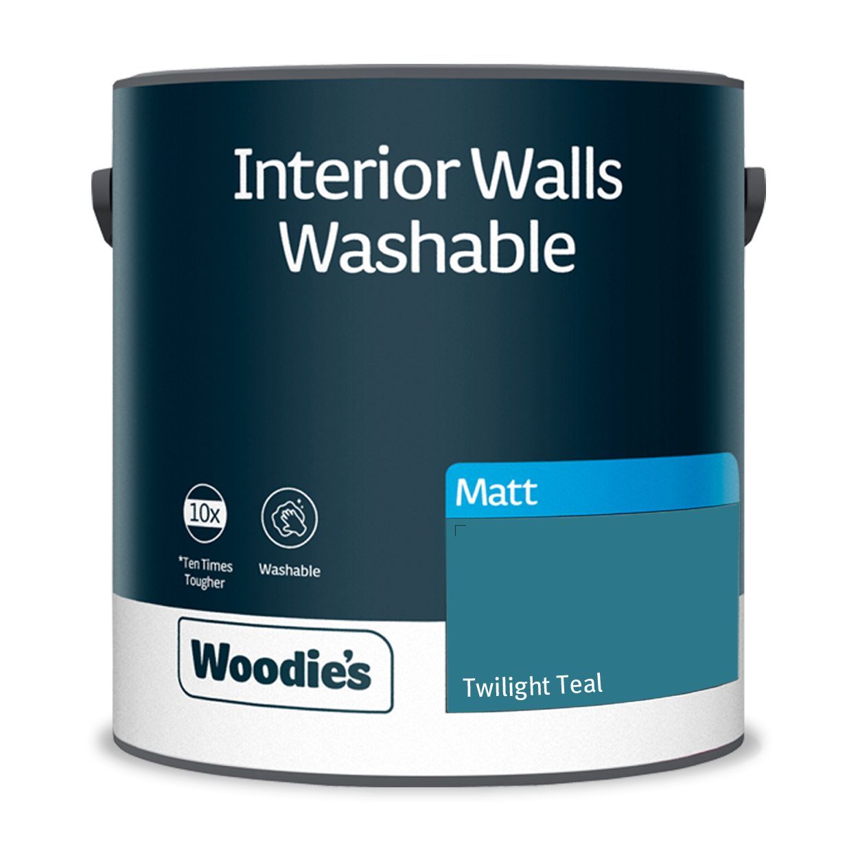 Woodie's Washable Matt Twilight Teal 2.5Ltr