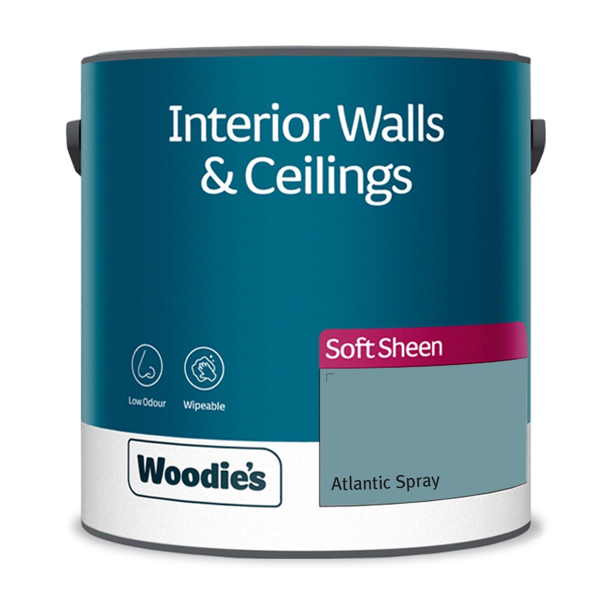 Woodie's Vinyl Soft Sheen Atlantic Spray 2.5Ltr