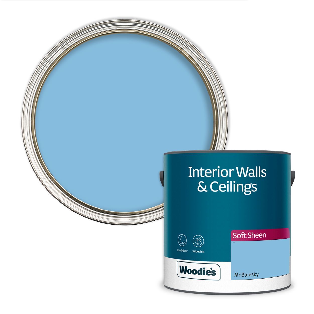 Woodie's Vinyl Soft Sheen Mr Bluesky 2.5Ltr
