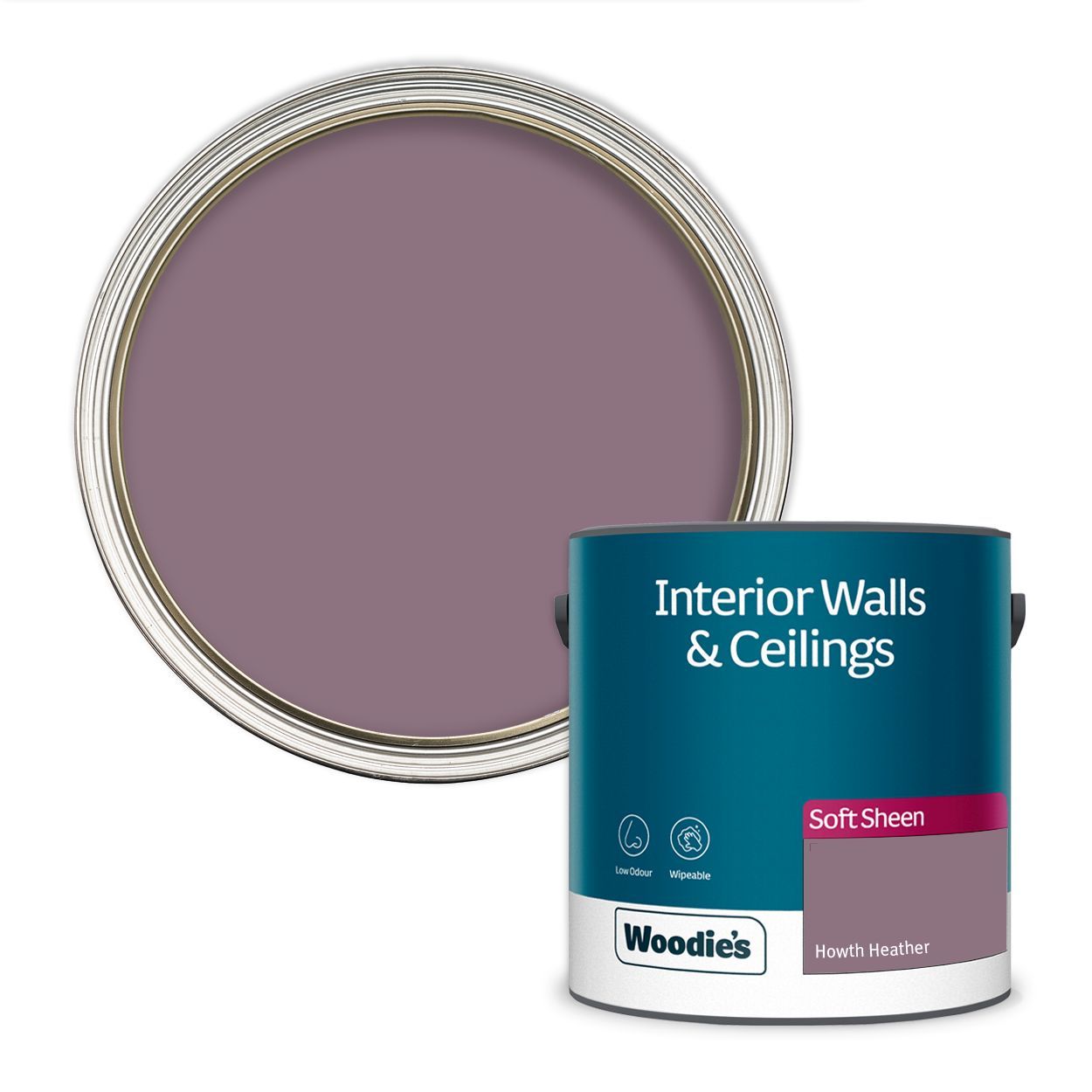 Woodie'sVinyl Soft Sheen Howth Heather 2.5Ltr