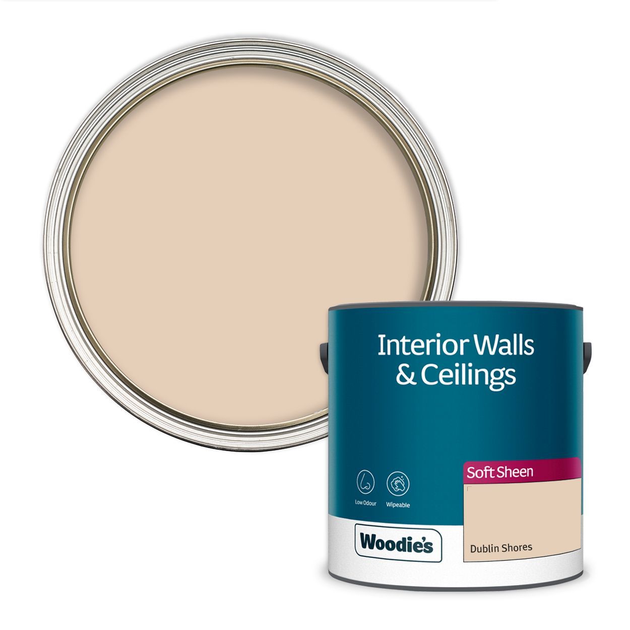 Woodie's Vinyl Soft Sheen Dublin Shores 2.5Ltr