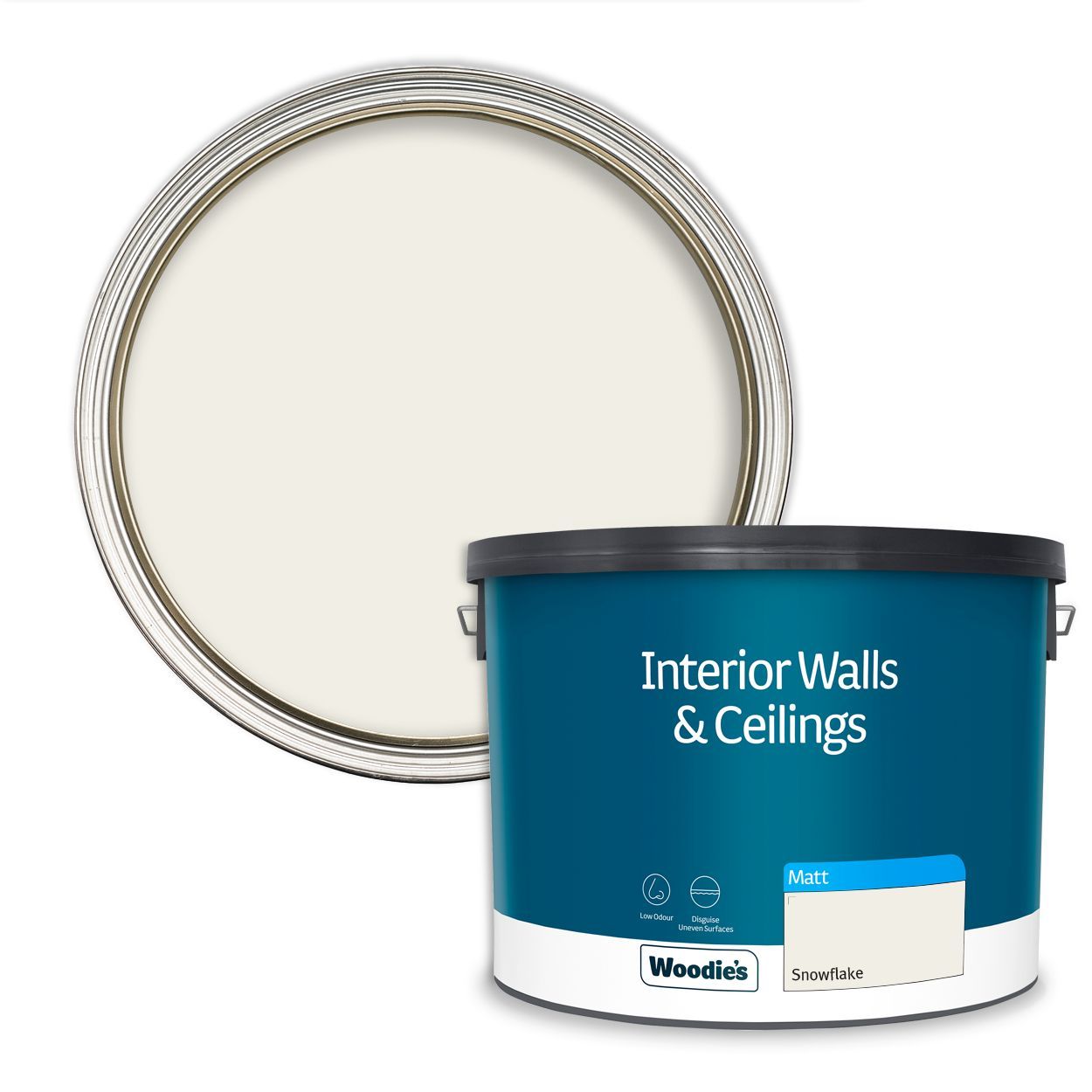 Woodie's Vinyl Matt Snowflake 10Ltr