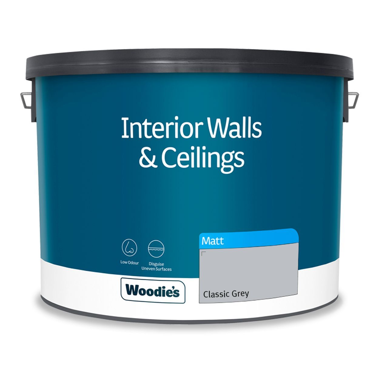 Woodie's Vinyl Matt Classic Grey 10Ltr