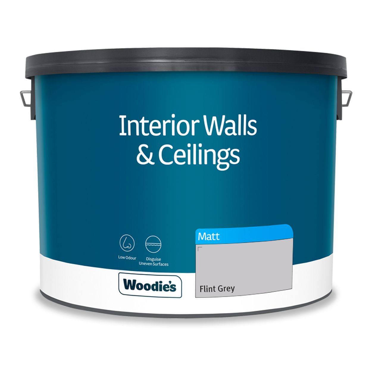 Woodie's Vinyl Matt Flint Grey 10Ltr