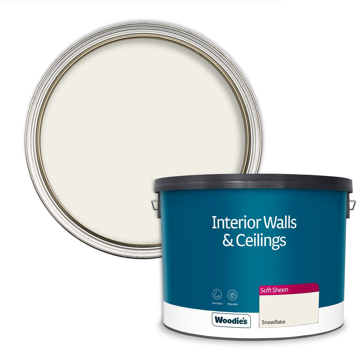 Woodie's Vinyl Soft Sheen Snowflake 10Ltr